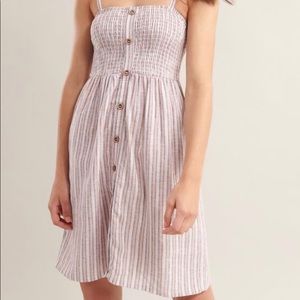 Smocked Midi Dress